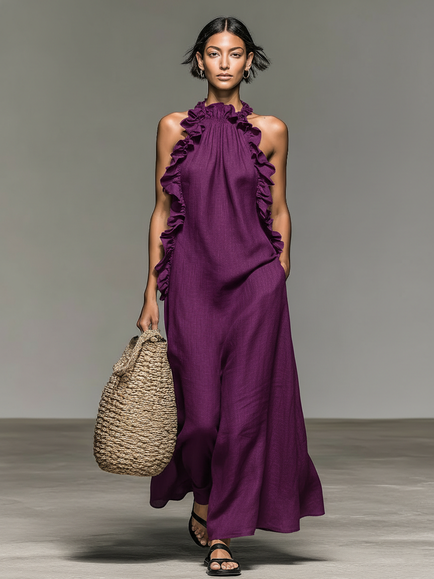 Vestido Ibiza | Drapeado Asimétrico