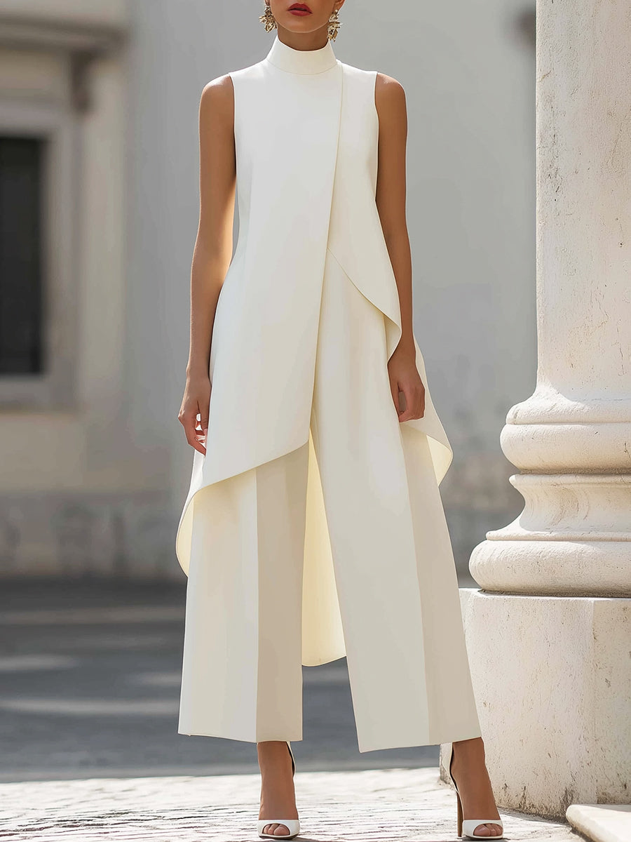 Conjunto Palazzo | Asimétrico de Cuello Alto