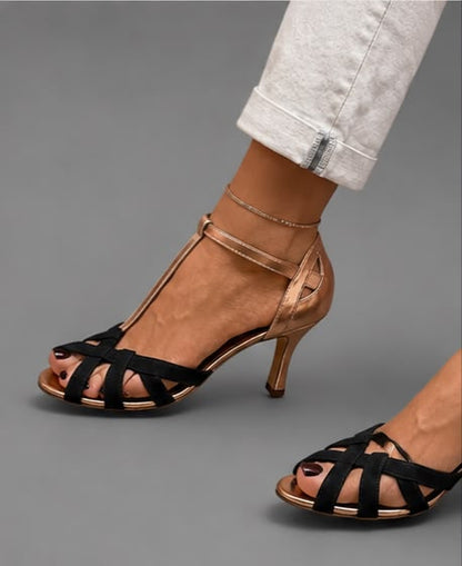 Sandalias Glamour | Tacón cómodo