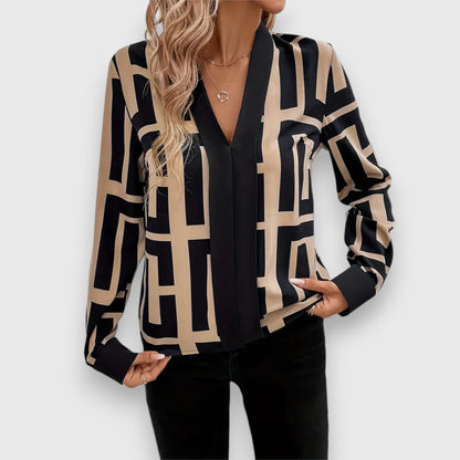 Blusa Victoria | Estampado geométrico
