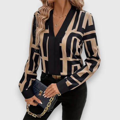 Blusa Victoria | Estampado geométrico