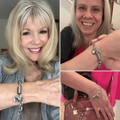 Pulsera Gruesa | Corazón En Oro