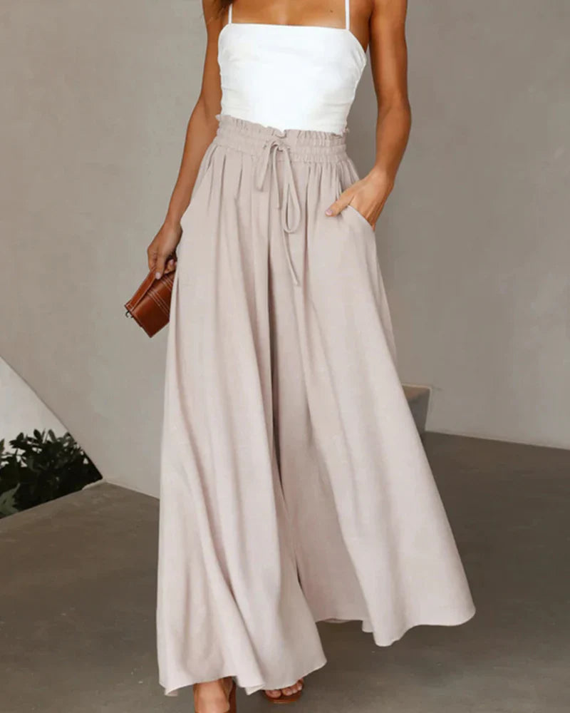 Pantalón Brisa | Cintura fruncida