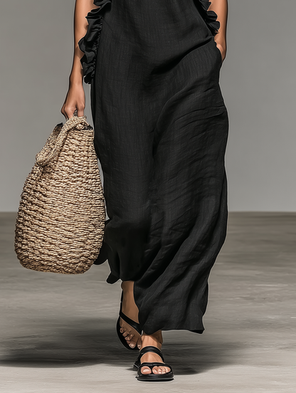 Vestido Ibiza | Drapeado Asimétrico