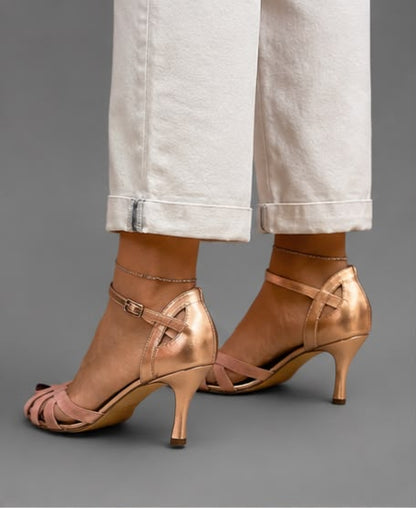 Sandalias Glamour | Tacón cómodo