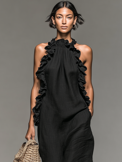 Vestido Ibiza | Drapeado Asimétrico