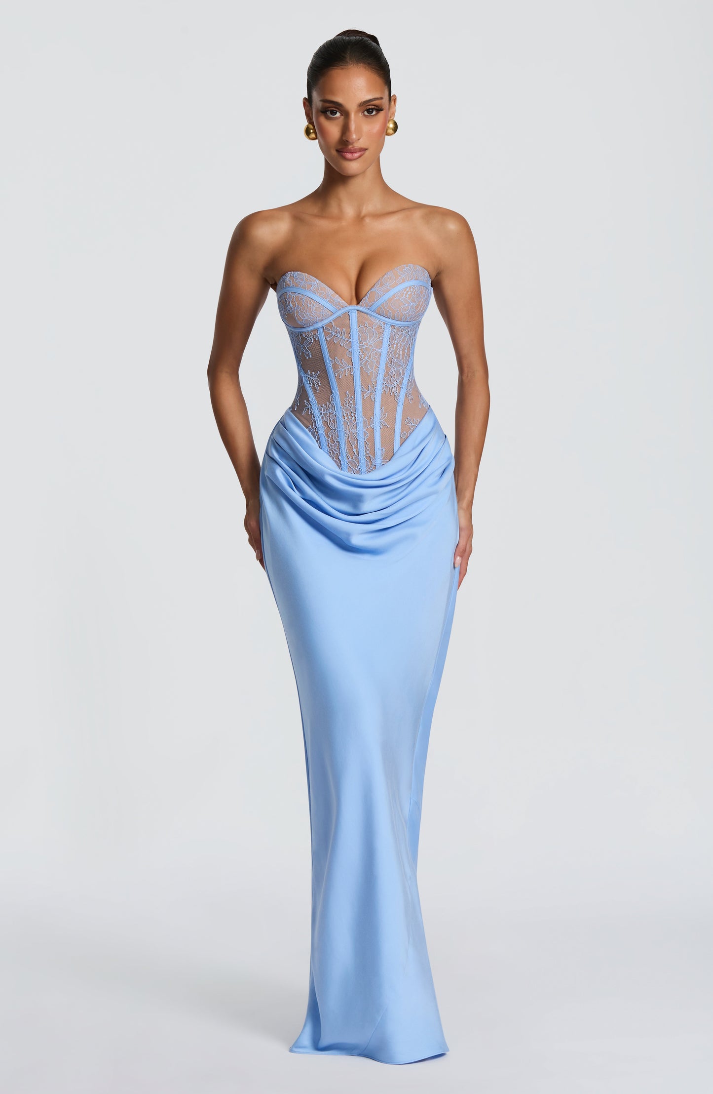 Vestido Kathleen | Corsé Bordado