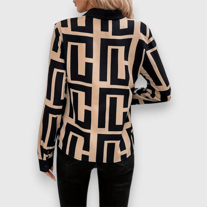 Blusa Victoria | Estampado geométrico